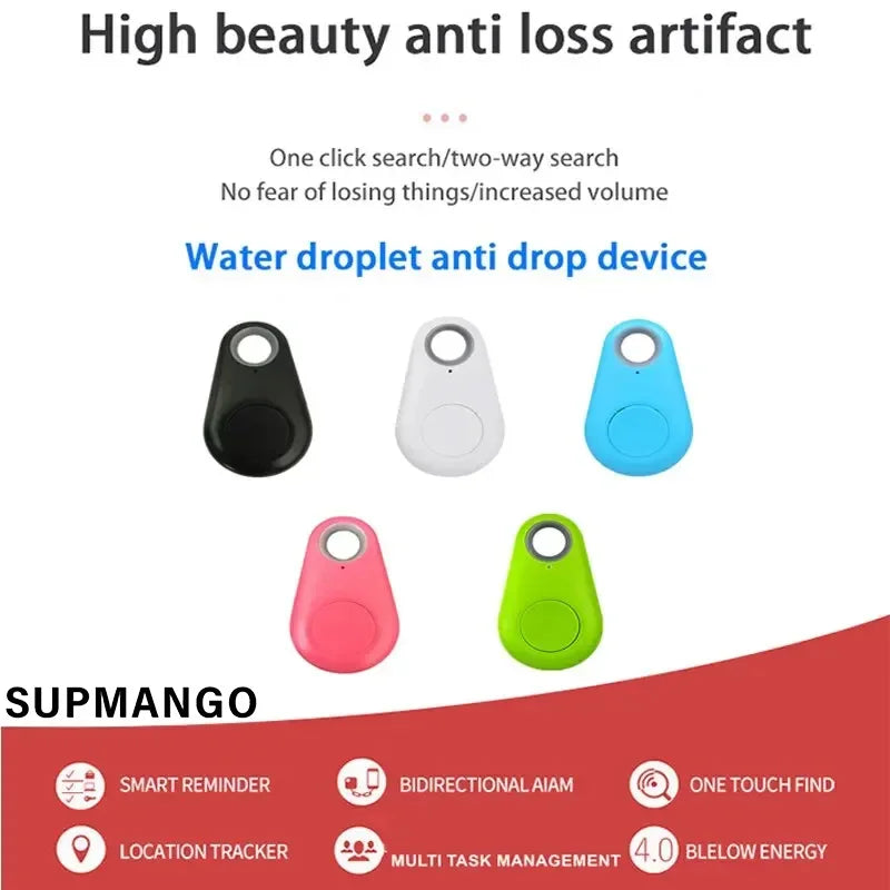 Smart BT Tracker Key Locator Pet Anti-Lost Sensor Device With BT For Kids Wallets Luggage Suitcases.