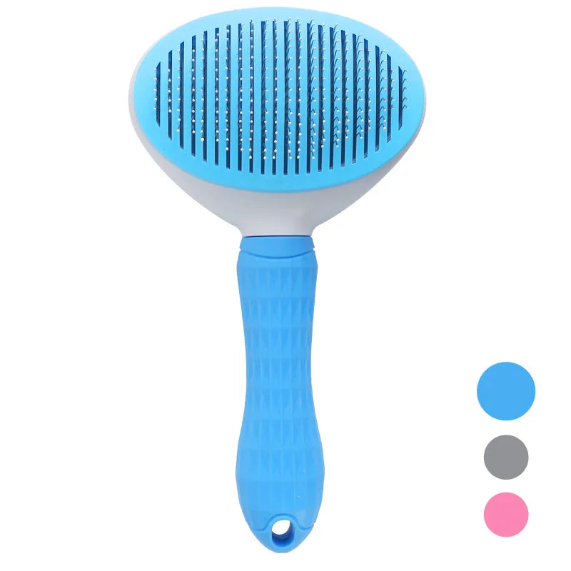 Self-cleaning Pet Hair Remove Comb Cat Slicker Brush Pet Hair Removal Comb For Cats Grooming Brushes Dog Combs Cat Accessories.