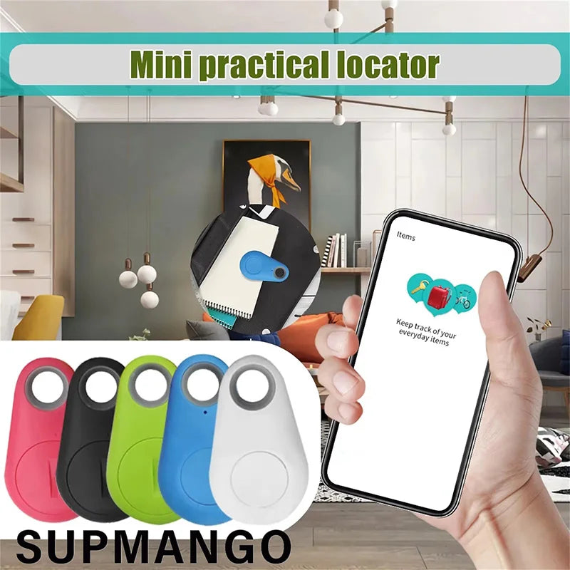 Smart BT Tracker Key Locator Pet Anti-Lost Sensor Device With BT For Kids Wallets Luggage Suitcases.