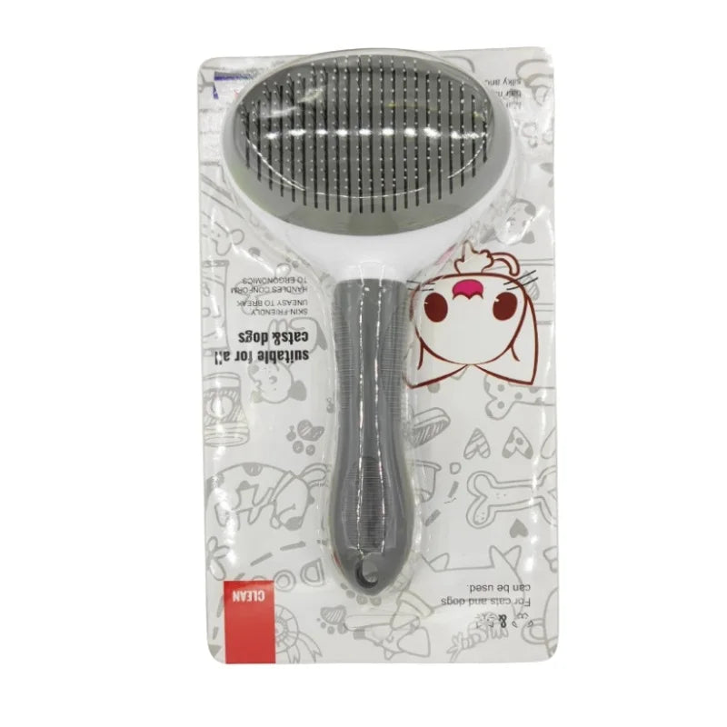 Self-cleaning Pet Hair Remove Comb Cat Slicker Brush Pet Hair Removal Comb For Cats Grooming Brushes Dog Combs Cat Accessories.