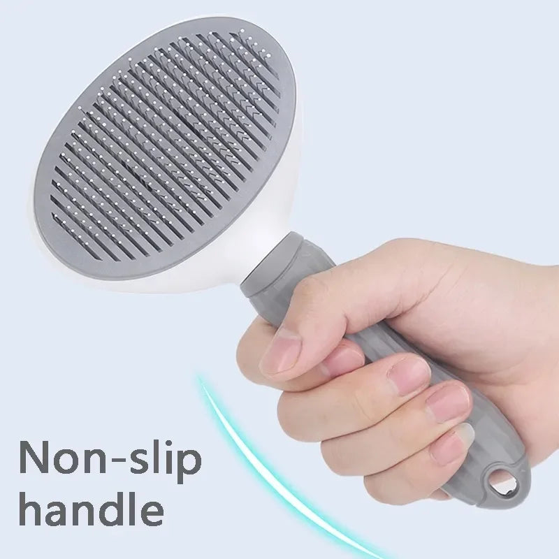 Self-cleaning Pet Hair Remove Comb Cat Slicker Brush Pet Hair Removal Comb For Cats Grooming Brushes Dog Combs Cat Accessories.