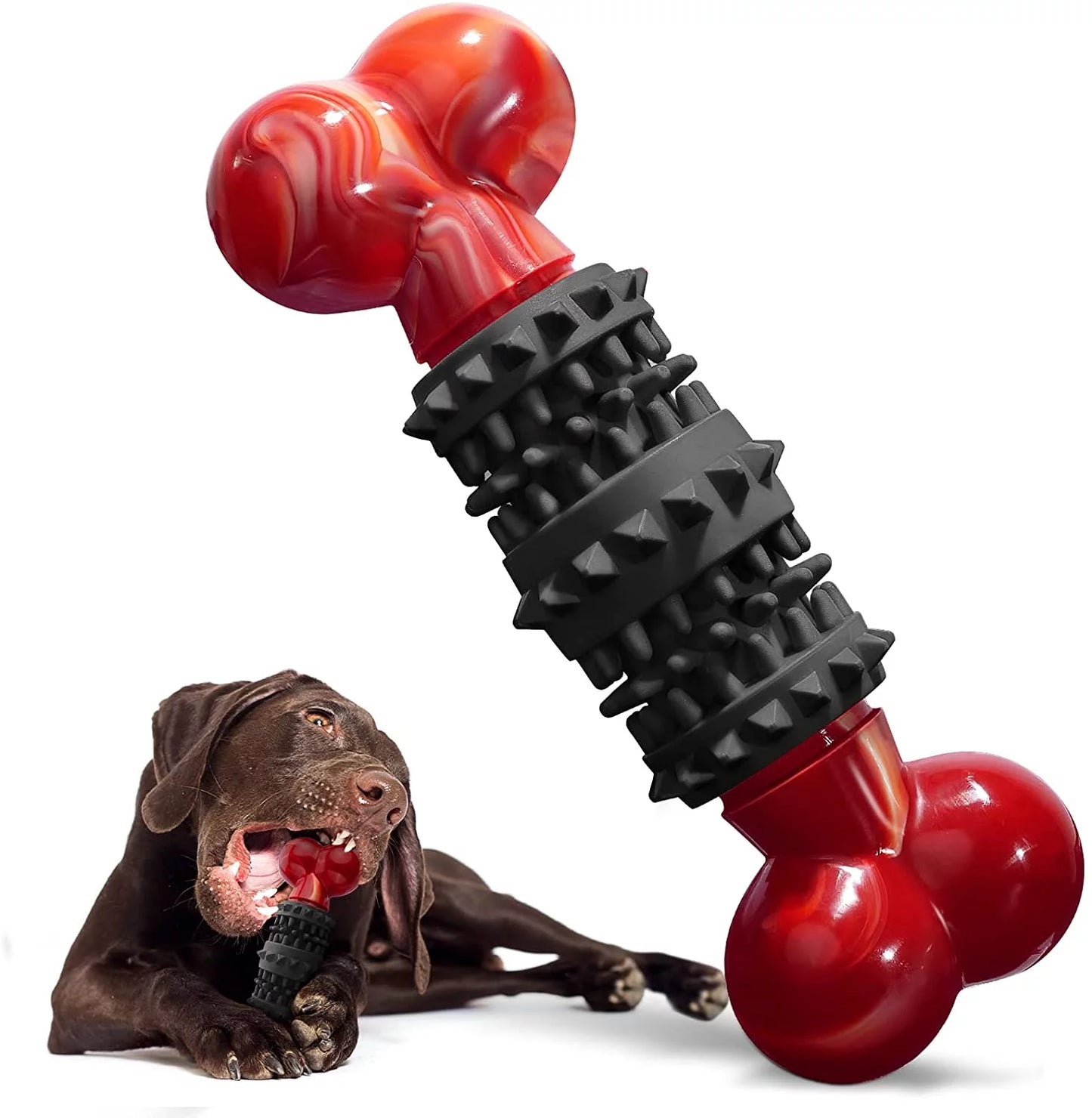 Dog Toys for Aggressive Chewers Bone Dog Toy Interactive Dog Toys for Large Dog Chew Toys for Aggressive Chewers,Dinosam Indestructible Dog Toy for Medium Large Dogs.