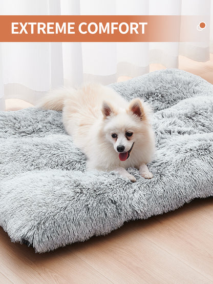 Dog Bed Mats Washable Large Dog Sofa Bed Portable Pet Kennel Long Plush House Sleep Protector Product Dog Bed.