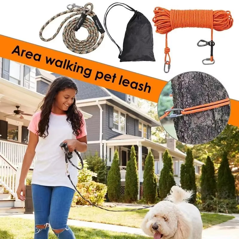 Long Dog Leash Reflective Dog Training Line Walking Lea-Sh with Lock Buckle Versatile Reliable Dog Le-Ash Pet Supplies Product