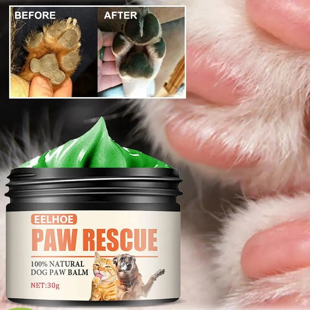 30g Pet Moisturizing Claw Care Cream For Cats And Dogs  Nose Elbow Cream Wax Soothes Dry And Cracking Care Protection.