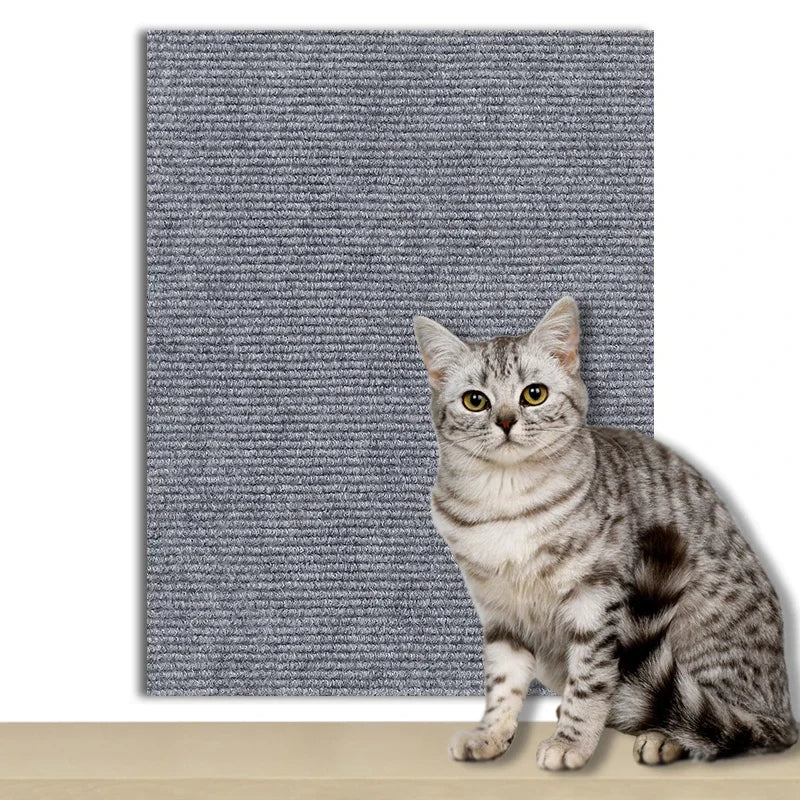 Self-Adhesive Carpet Cats Scratch Board Wall Anti Cat Scratch Sofa Diy Cats Scratch Board Sofa Protection Paws Sharpen Trimmable.