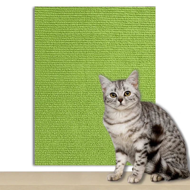 Self-Adhesive Carpet Cats Scratch Board Wall Anti Cat Scratch Sofa Diy Cats Scratch Board Sofa Protection Paws Sharpen Trimmable.