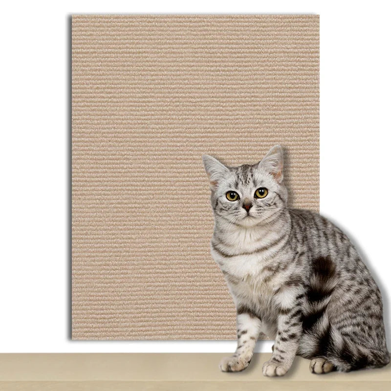 Self-Adhesive Carpet Cats Scratch Board Wall Anti Cat Scratch Sofa Diy Cats Scratch Board Sofa Protection Paws Sharpen Trimmable.