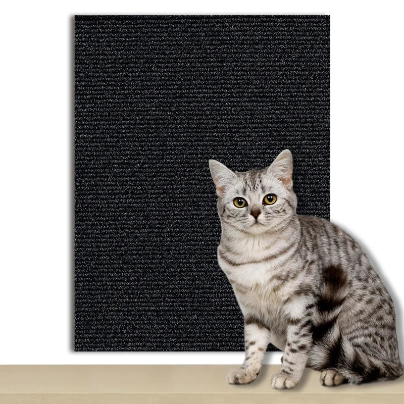 Self-Adhesive Carpet Cats Scratch Board Wall Anti Cat Scratch Sofa Diy Cats Scratch Board Sofa Protection Paws Sharpen Trimmable.