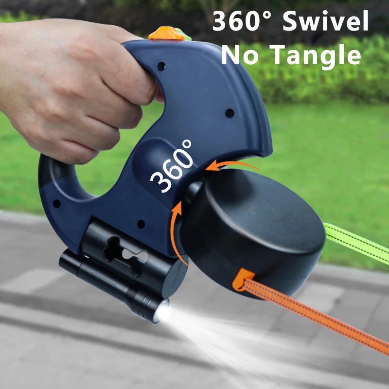 Dual Doggie Leash, LED Light