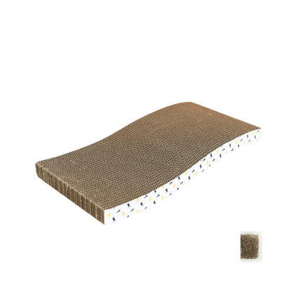 Cat scratching board cardboard cat scratching mat box for indoor cats scratching bed reversible durable with catnip.