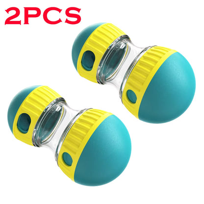 Dog Puzzle Toy Elliptical Track Rolling Increase Intelligence Ball Leaky Food Develop Good Habits Durable Interactive Pet Toys